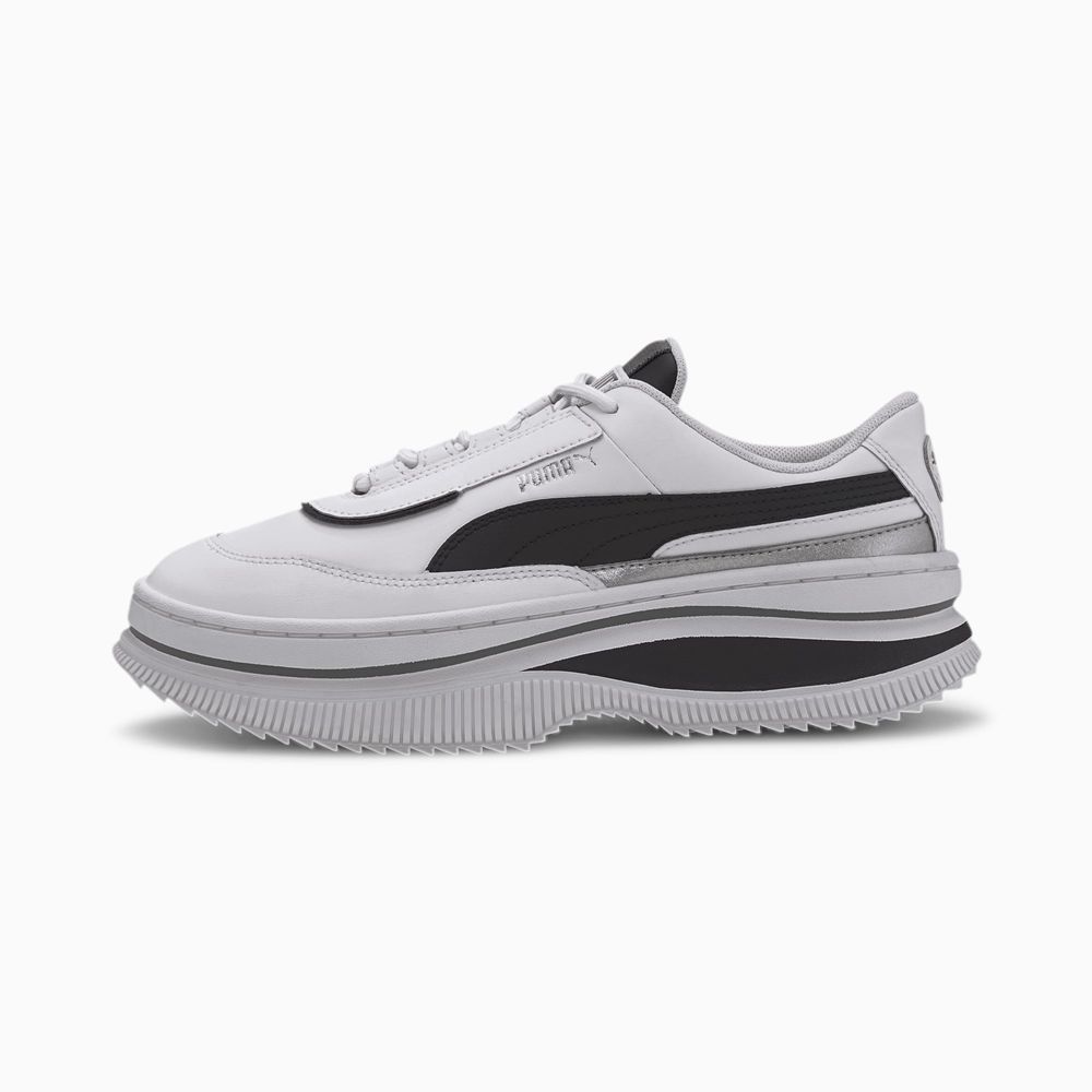 Puma DEVA Mono Pop Női Sportcipő - Fehér/Fekete ( Hungary - FBSMP5068 )